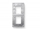 LOXONE 100489 Montážní rámeček 2 moduly stříbrná
